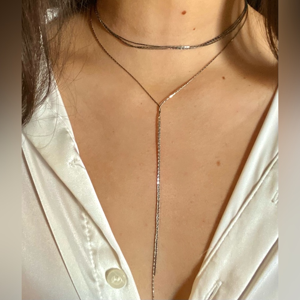 Silver Layered Necklace